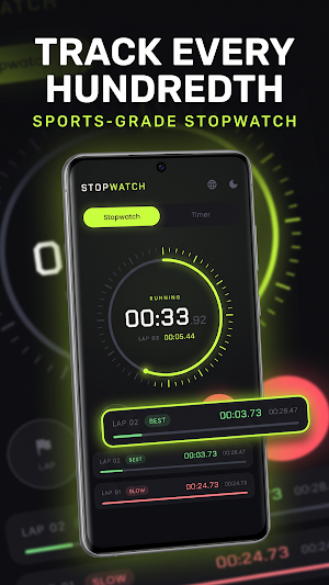 Stop Watch: Timer & Laps Screenshot 0