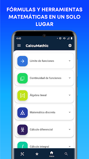 CalcuMathic: Formulas matemáticas gratis Screenshot 0