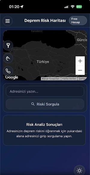 Deprem Risk Haritası Screenshot 1