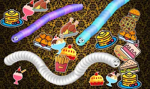 Slither Worm-Hungry Snake Game Screenshot 3