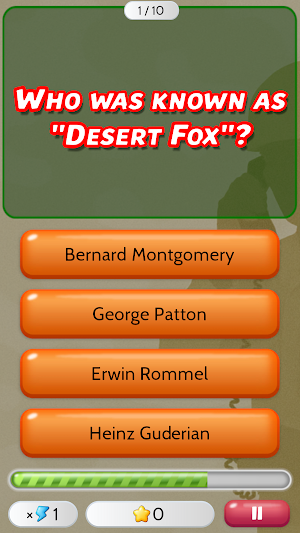 Military War Quizzer Screenshot 1