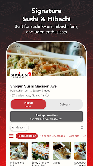Shogun Sushi Madison Ave Screenshot 1