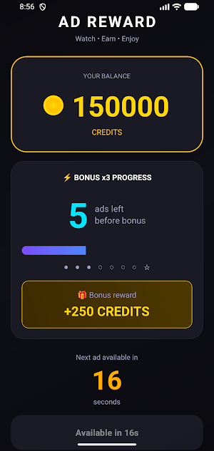 Ad Reward Screenshot 0