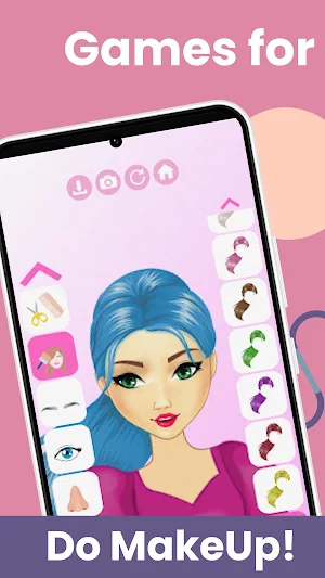 Fashion Dress Up: Salon Makeup Screenshot 0