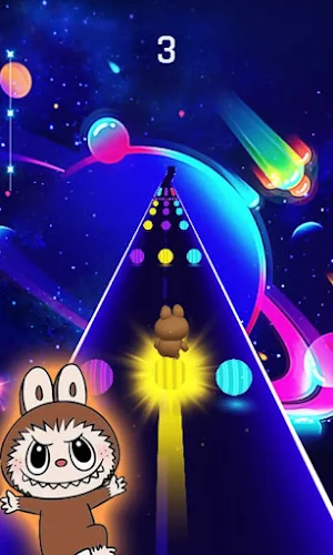 Labubu Dancing Ball Color Road Screenshot 1