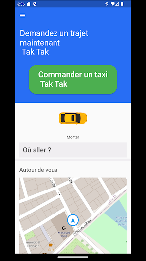 Tak Tak : Commander une course Screenshot 1
