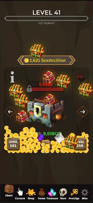 Treasure Chest Clicker - Idle Screenshot 1