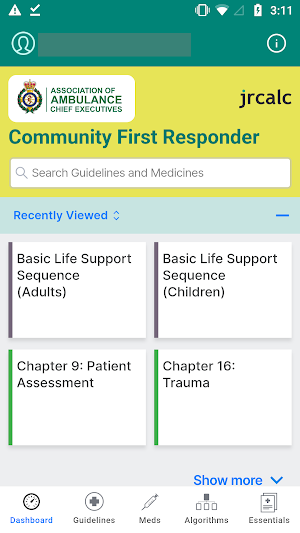 iCPG: UK Ambulance Services Screenshot 3