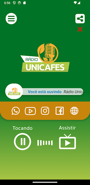 Rádio Unicafes Screenshot 1