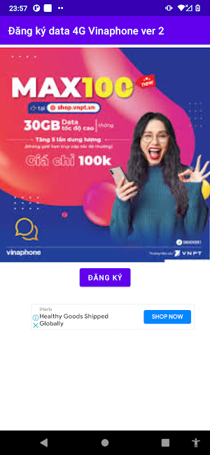 Đăng ký 4G Vinaphone 2023 Screenshot 1