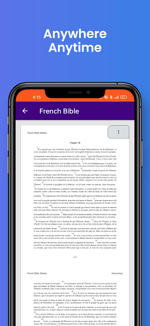 French Bible Offline Screenshot 3