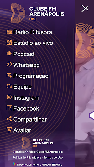 Rádio Clube FM Arenápolis Screenshot 1