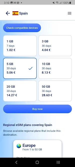 eSIMaj Screenshot 2