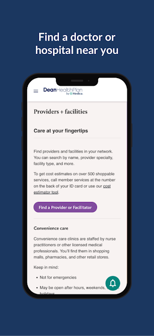 Dean Health Plan Member Screenshot 3