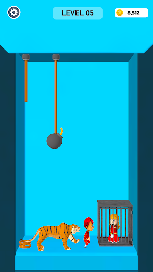 Rescue Princess: Rope Cut Game Screenshot 1