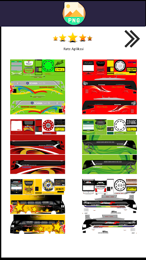 Livery Bussid Gunung Harta Screenshot 0
