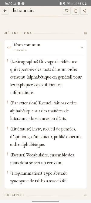 Lerobert Dictionnaire Larousse Screenshot 2