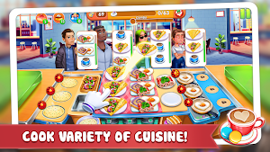 Cooking Delicious: Crazy Chef Family Restaurant Screenshot 1