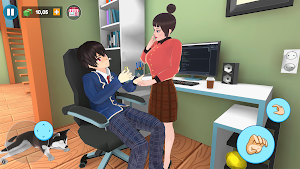 Anime Mother Sim 3d: Mom Games Screenshot 0