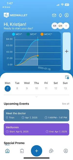MedWallet Screenshot 0