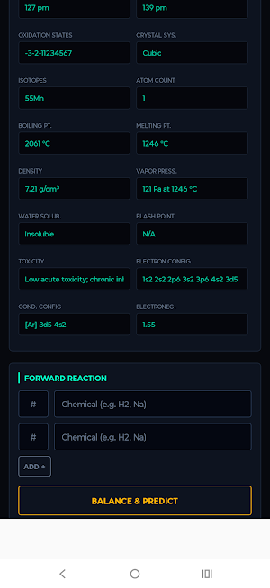 Reactix Pro: Chemistry LAB Screenshot 1