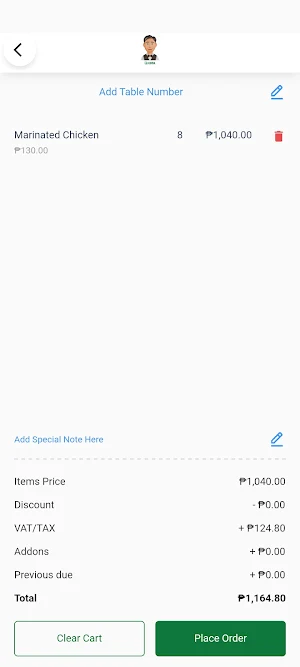 KUMVA WAITER Screenshot 2