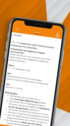 HelpApp Glarus Süd Screenshot 1