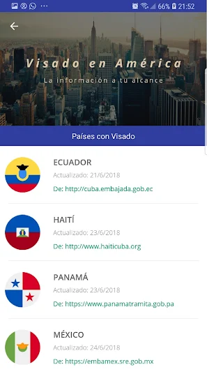 Visa Fácil Cuba Screenshot 2