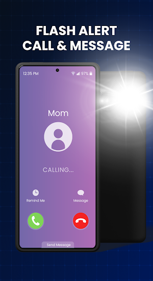 Flash Alert - Flashlight & SMS Screenshot 0