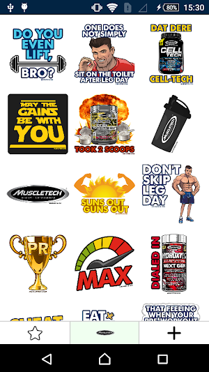 MuscleTech Emojis Screenshot 1