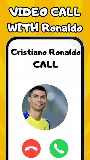 Ronaldo Fake Video Call Screenshot 2