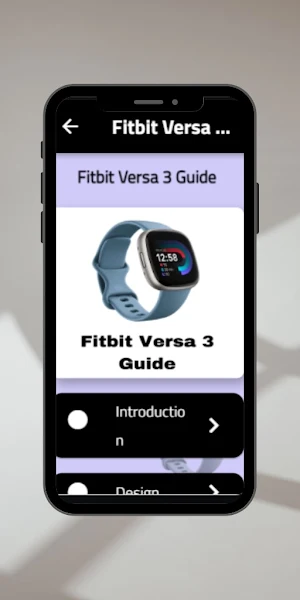 Fitbit Versa 3 Guide Screenshot 0