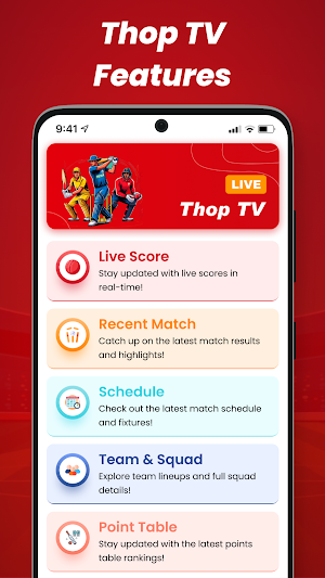 Thop TV - Live Cricket HD TV Screenshot 2