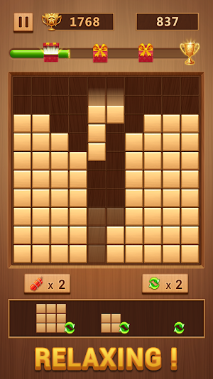 Wood Block - Classic Block Puzzle Game Screenshot 0