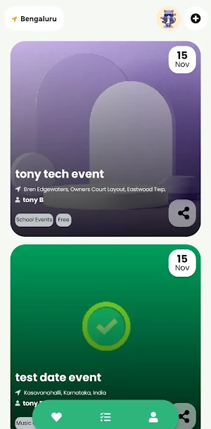 Event InOuts Screenshot 1