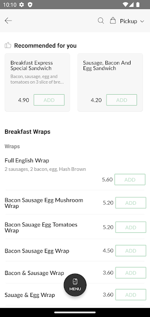 Breakfast Express Screenshot 1