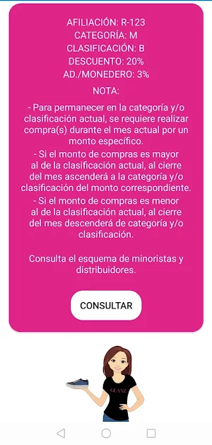 GLANZ MONEDERO ELECTRÓNICO Screenshot 2