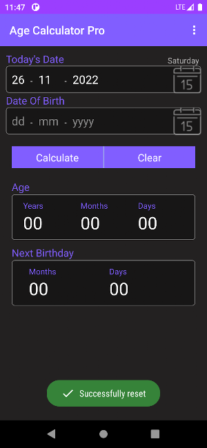 Age Calculator Pro Screenshot 3