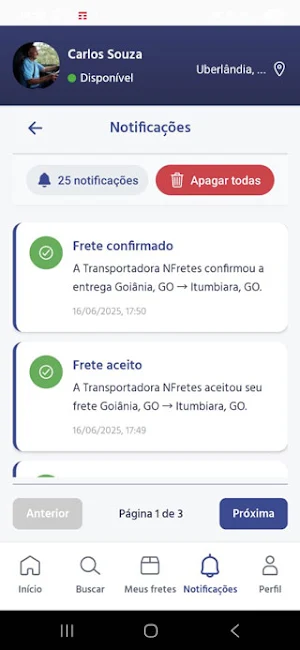 NFretes Screenshot 3