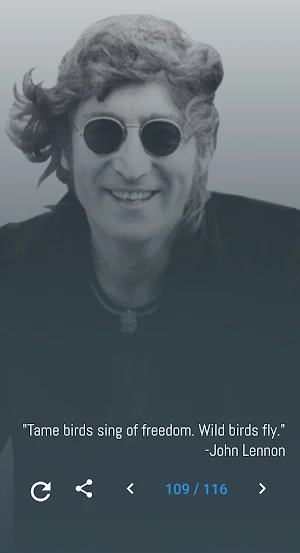 John Lennon Quotes and Lyrics Screenshot 1