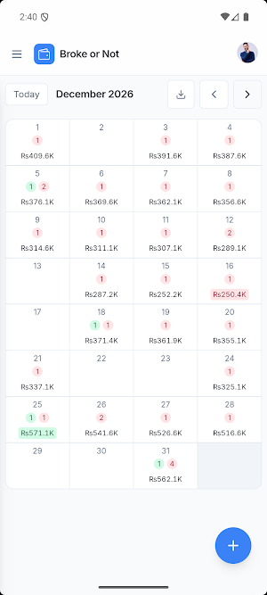 Broke or Not - Budget Planner Screenshot 0