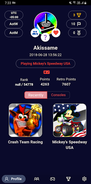 Retro Achievements Screenshot 0