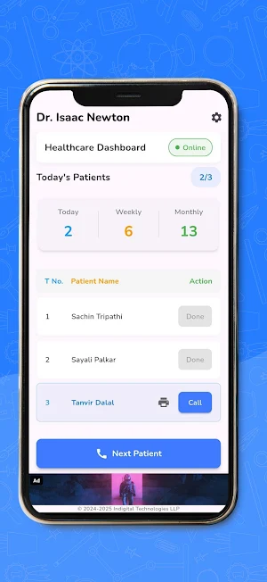 Health Screen Screenshot 0
