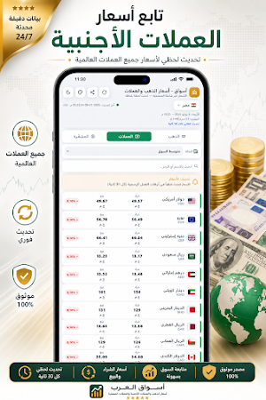 أسواق - أسعار الذهب والعملات Screenshot 1