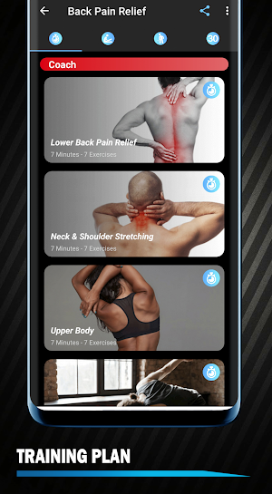 Back pain relief exercises at home PRO Screenshot 1