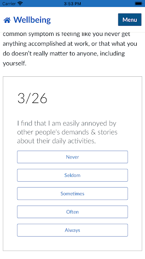 UNHCR Wellbeing Screenshot 3