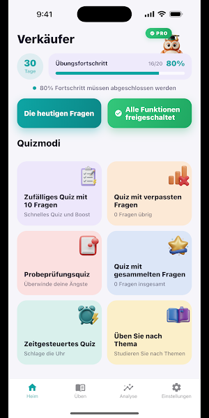 Verkäufer Prüfung 2026 Screenshot 0