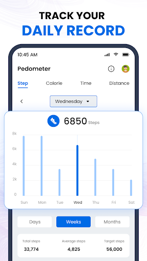 Step Master Pedometer Screenshot 1