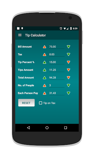 Tip Calculator Screenshot 0