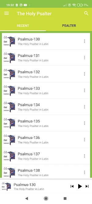 The Book of Psalms in Latin Screenshot 0